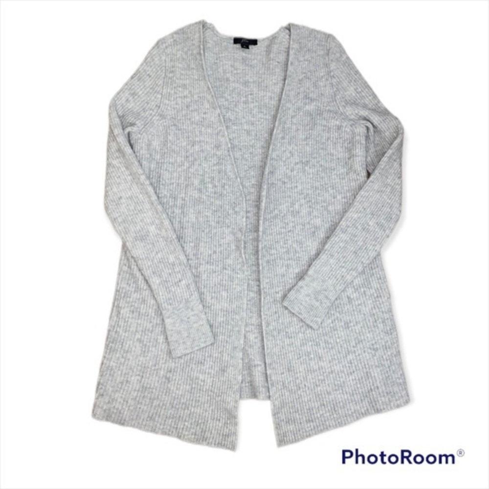 J.Crew Merino Wool Blend Ribbed Cardigan